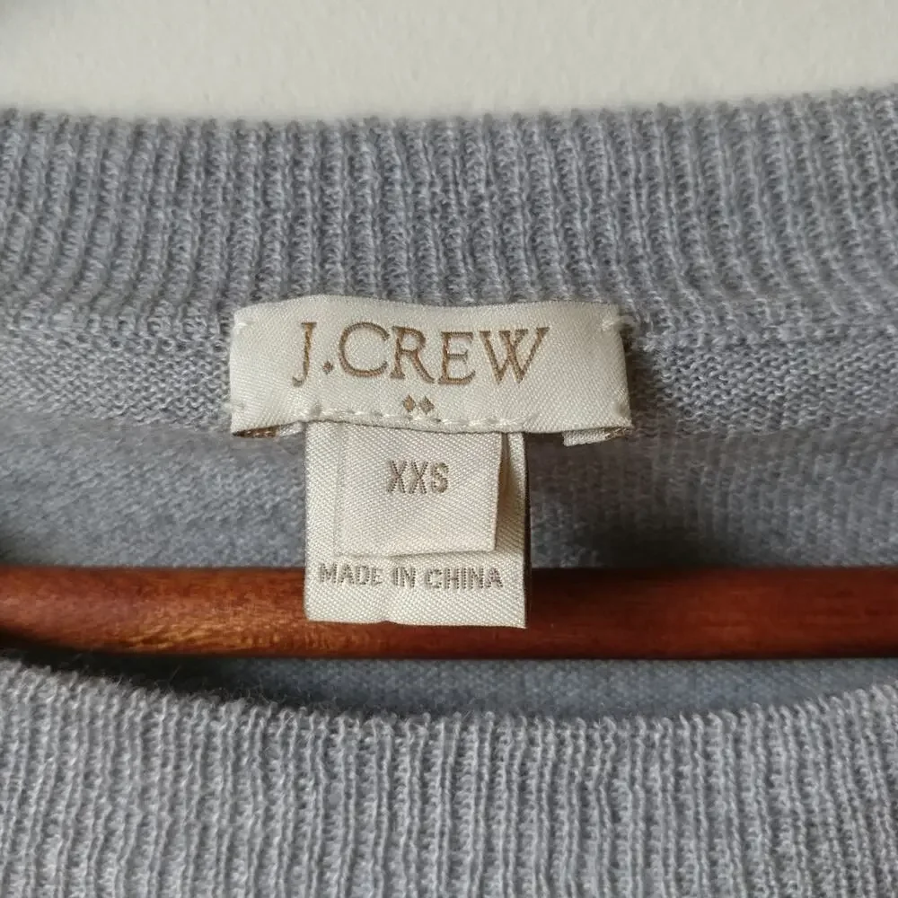 J. Crew Gray Lightweight Sweater Size XXS